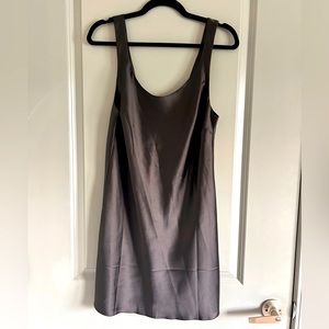 ASOS Design Scoop Neck Mini Satin Slip Dress